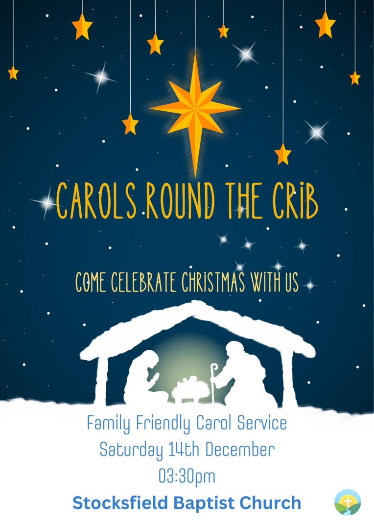 Carols round the Crib poster